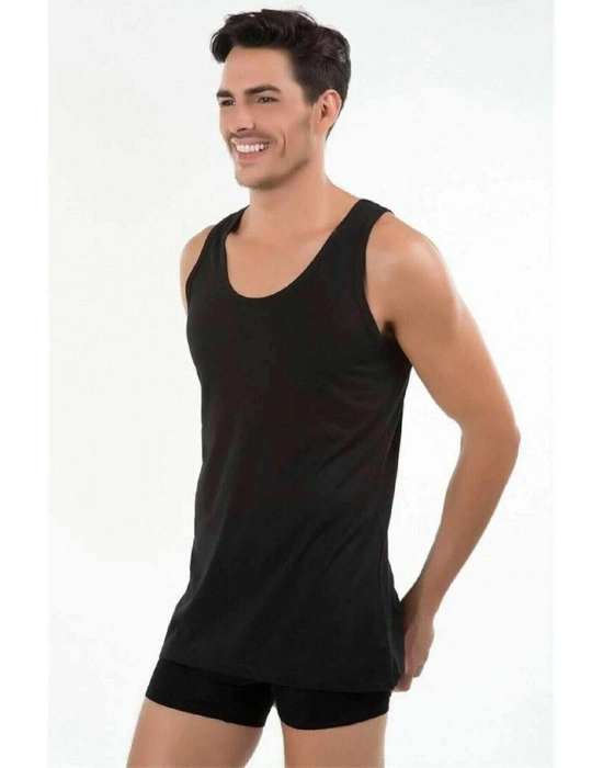 Erkek Siyah Atlet 2li Avantajlı Paket Yeni Sezon