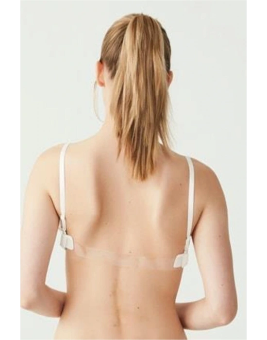 U.s Polo Assn 66148 Sırt Şeffaf Straplez Içi Dolu Destekli Sütyen