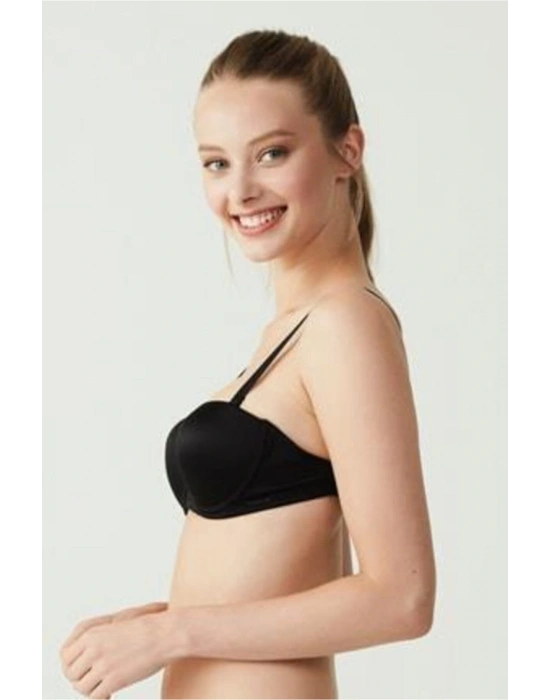 U.s Polo Assn 66148 Sırt Şeffaf Straplez Içi Dolu Destekli Sütyen