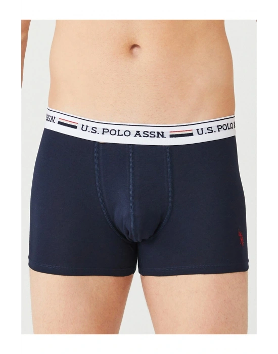 Erkek Kırmızı - Gri Melanj - Lacivert 3 Lü Boxer 80431