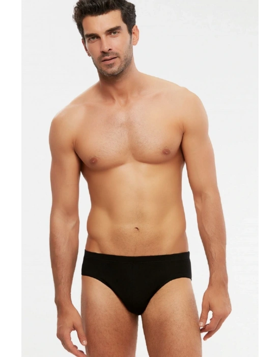 2li Erkek Siyah Cotton Slip Yeni Sezon