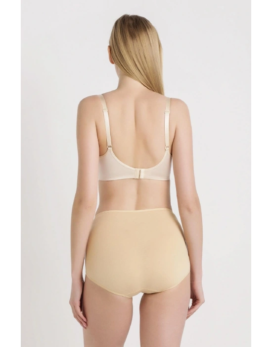 Ten Düz Kumaşlı Ince Süngerli Büyük Beden Toparlayıcı Sütyen 5738