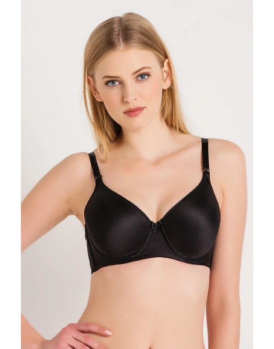 Magıc Düz Kumaşlı İnce Süngerli Büyük Beden Toparlayıcı Sütyen