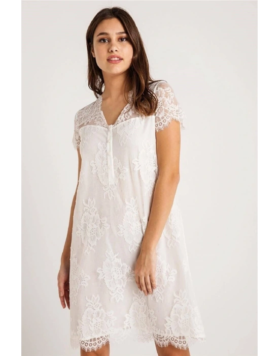 Lohusa Pamuklu Gecelik Sabahlık Takım 26414