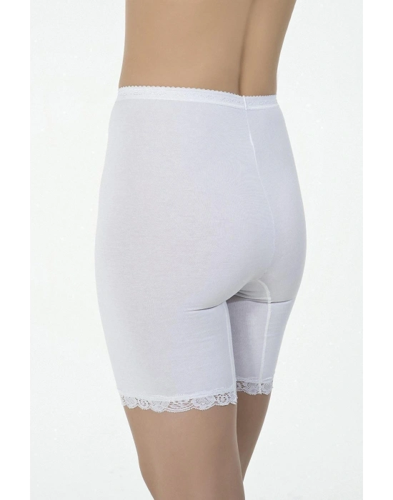 Kadın Beyaz Basic Long Paçali Külot Bk0653501beya