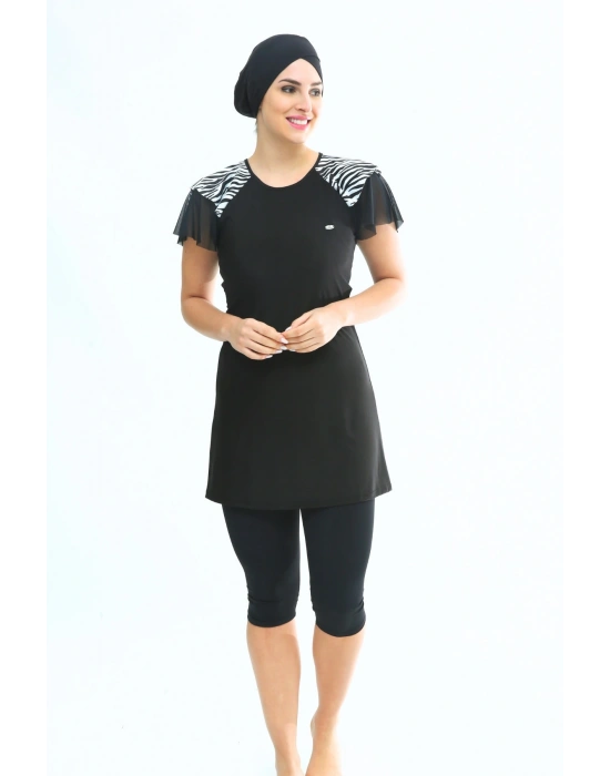 Kadın Siyah Yüzücü Mayo Yeni Sezon