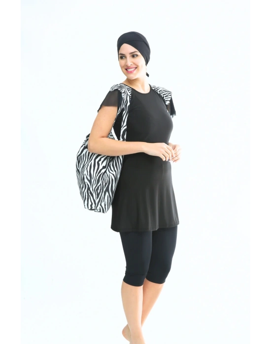 Kadın Siyah Yüzücü Mayo Yeni Sezon