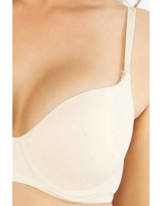 198 Kadın Ten Desteksiz Sütyen Soft Touch