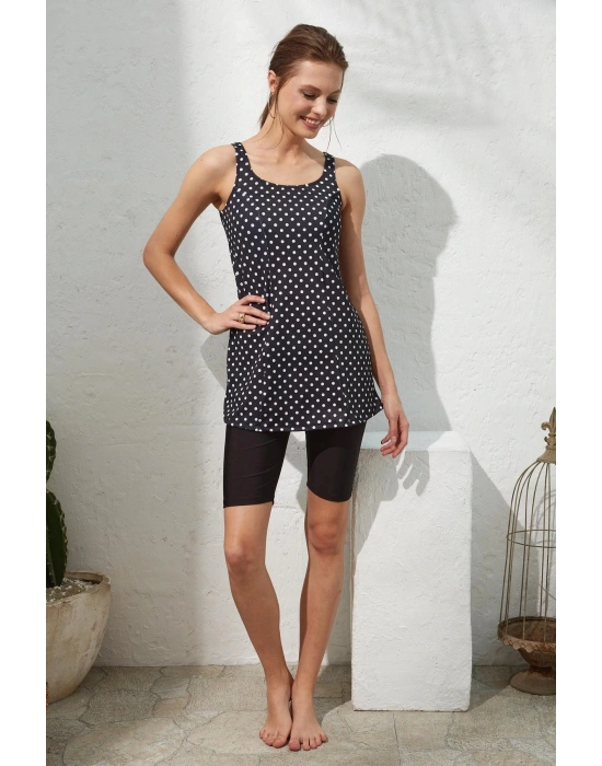 Dubai Askılı Tesettür Tankini 221509
