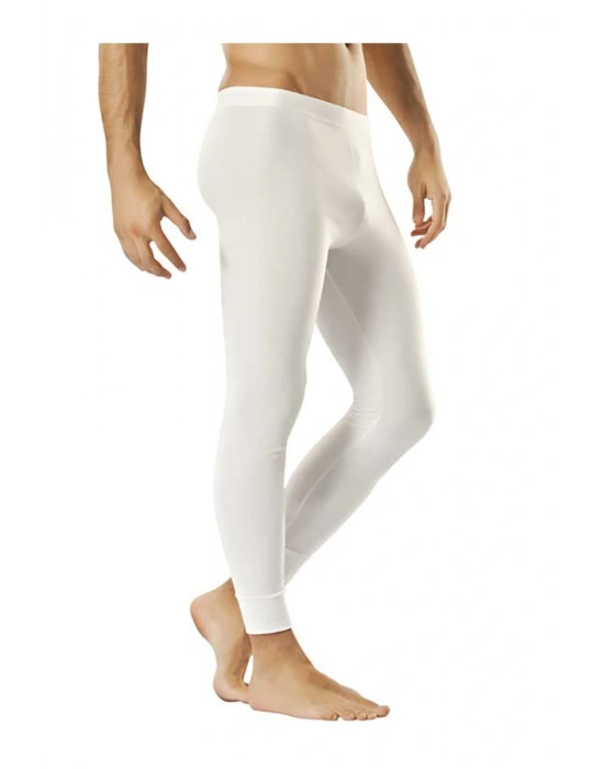 Erkek Ekru Termal İçlik Termal Tayt  M