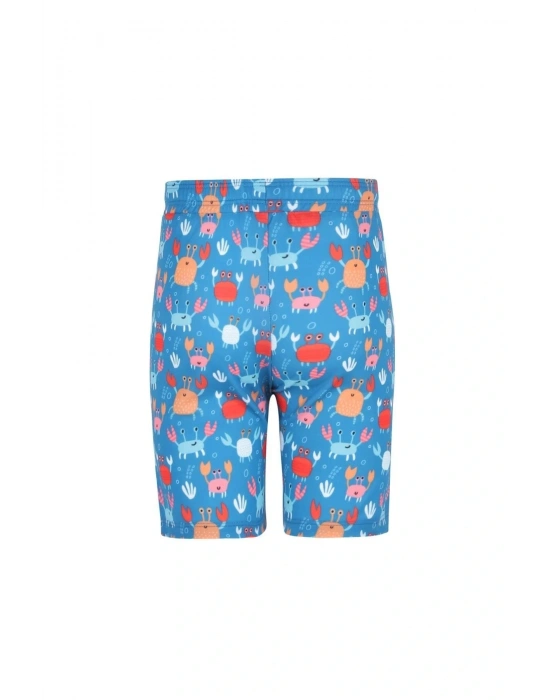 Yengeç Desenli Tişört Şort Ikili Takım Mayo