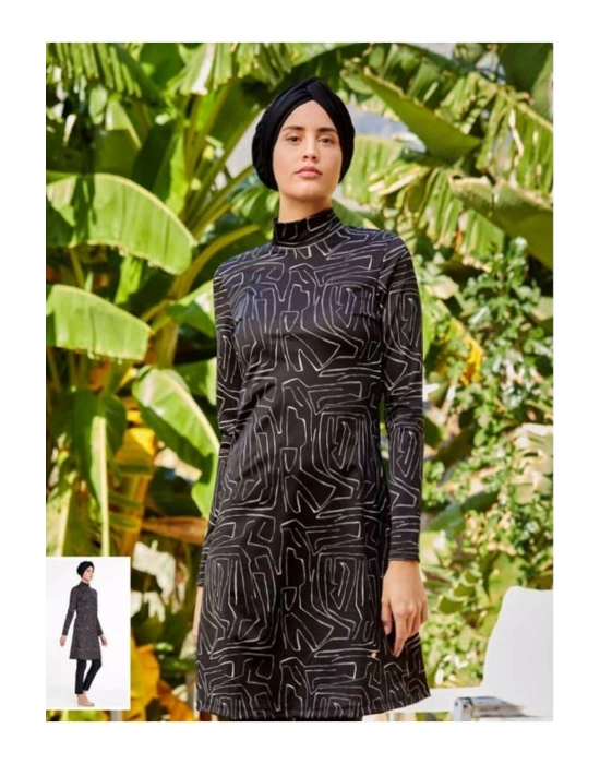 Desenli Tesettür Mayo