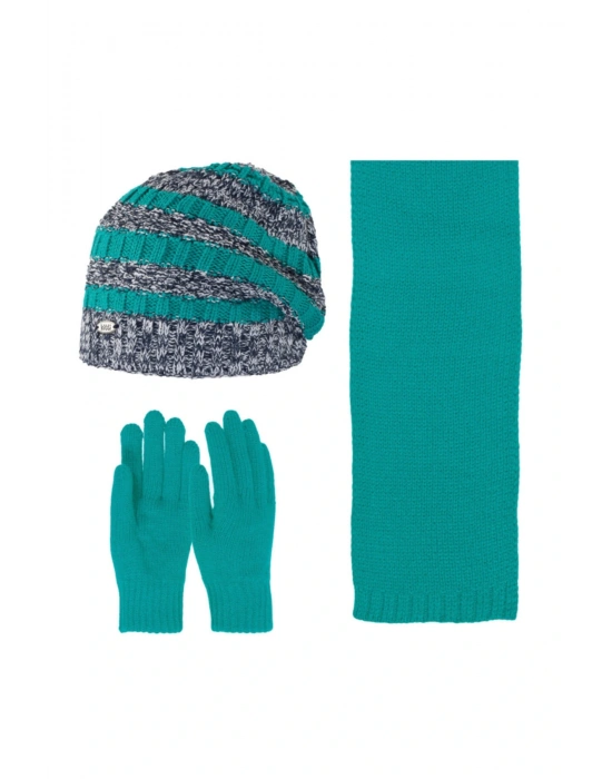 Erkek Çocuk Yeşil Üçlü Takım 9-15 Yaş k2960-09