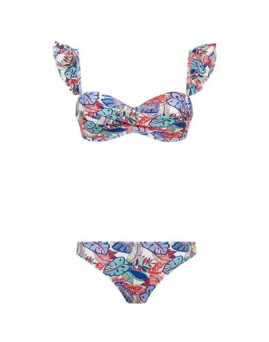 Kadın Desenli Bikini Takım