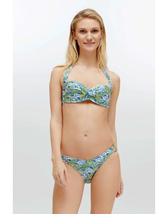 Kadın Mavi Bikini Takım