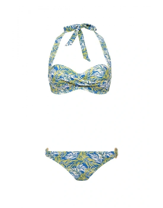 Kadın Mavi Bikini Takım