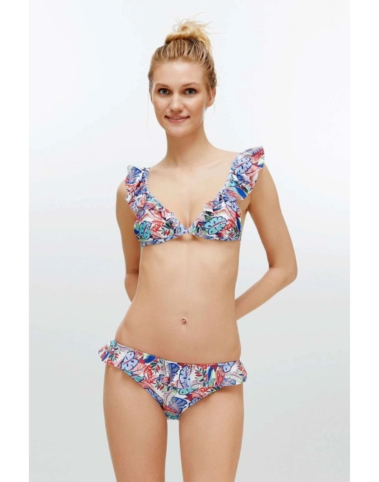 Kadın Desenli Bikini Takım
