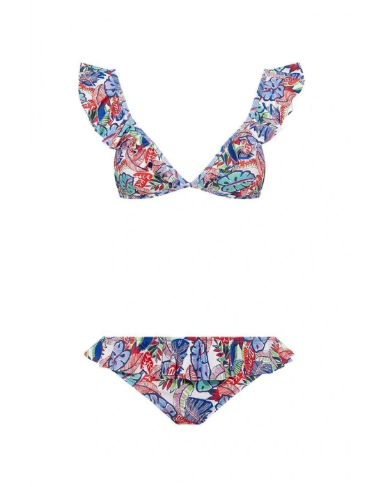 Kadın Desenli Bikini Takım