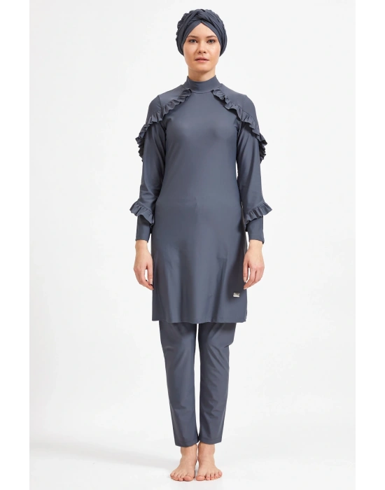 Büyük Beden Seçenekli Özel Hızlı Huruyan Tesettür Mayo 4104