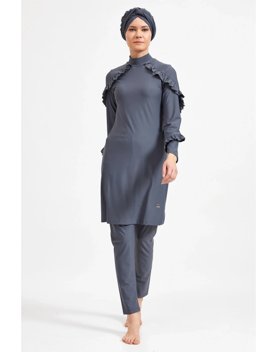 Büyük Beden Seçenekli Özel Hızlı Huruyan Tesettür Mayo 4104