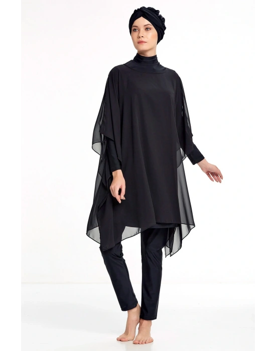 Özel Tasarım Tül Tesettür Pareo Mayo 6038