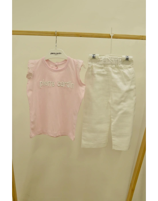 Pamuk Üst Örme Alt Dokuma Müslin Kumaş Kız Çocuk Alt Üst Takım 303863