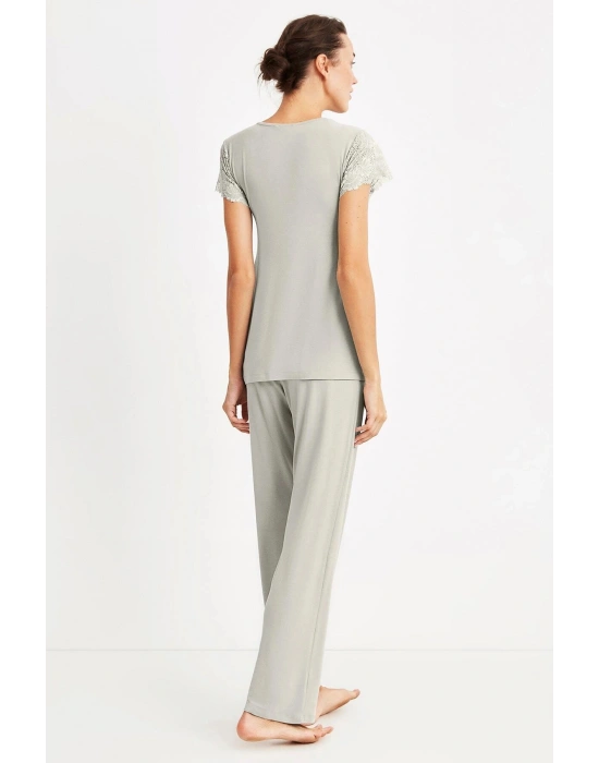 870 Hamile Pijama Takımı -lıght Green-