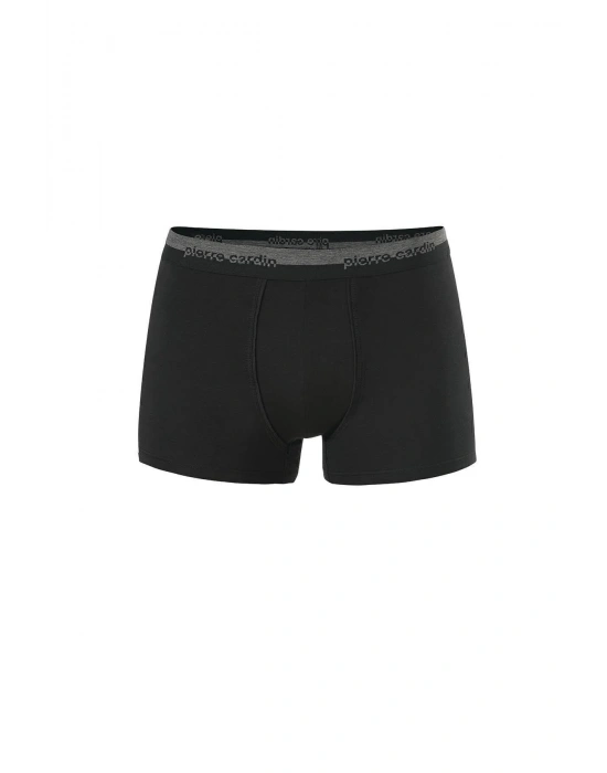 Erkek Siyah Gri Pamuk Elastan Kutulu 3lü