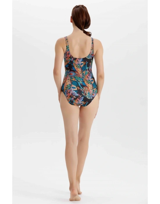 Kadın Desenli Yüzücü Mayo 0357