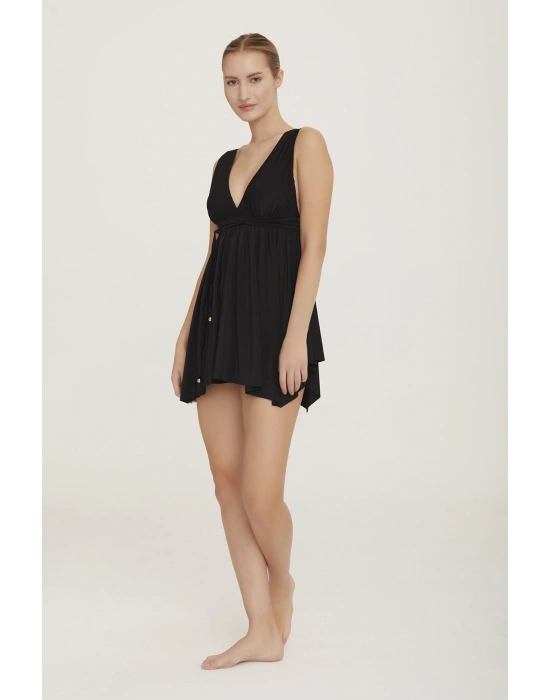 DORELÜX Özel Tasarım Su Tutmayan Kumaş Kadın Etekli Mayo 3580