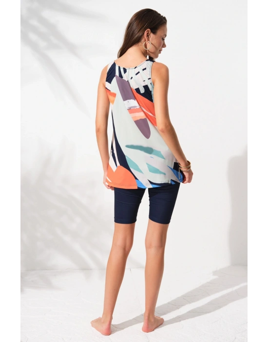 Askılı Tesettür Tankini 231932