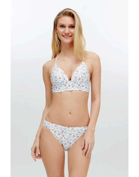 Kadın Beyaz Bikini Takım