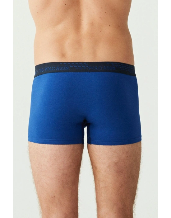 Erkek Saks - Lacivert - Sarı 3 Lü Boxer 80178