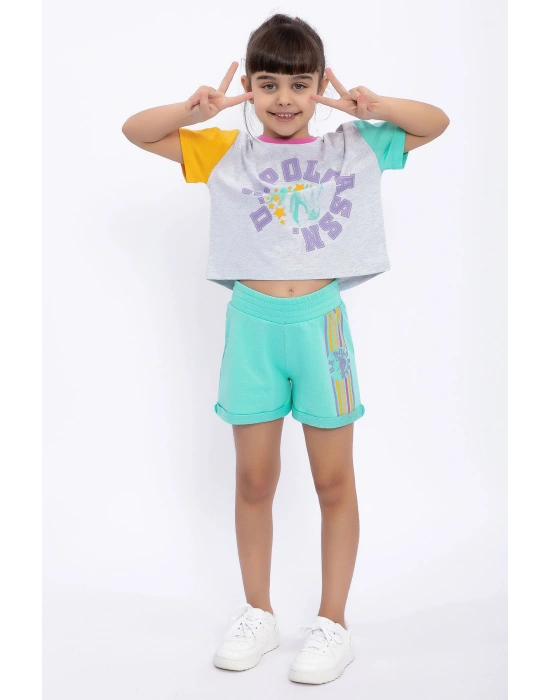 Karmelanj Kız Çocuk Şort Takım