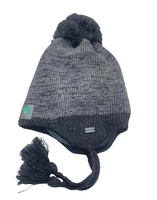 Kulaklı Bere Erkek Çocuk ( 4-8 Yaş) K22130-07 Antrasit