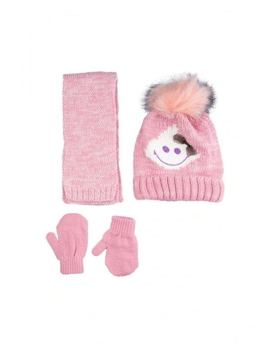 1-4 Yaş Bebe Kız Üçlü Takım