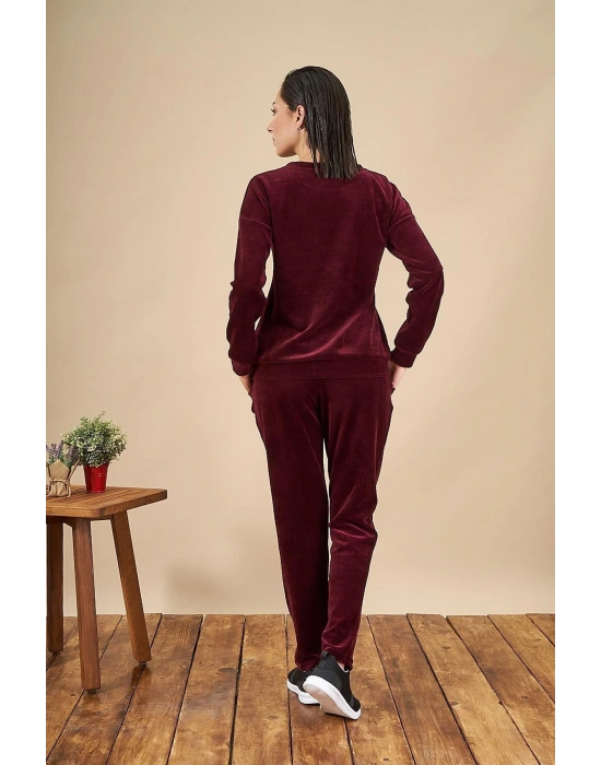 Kadın Lacivert Uzun Kol Pijama Takımı Kshop 21856
