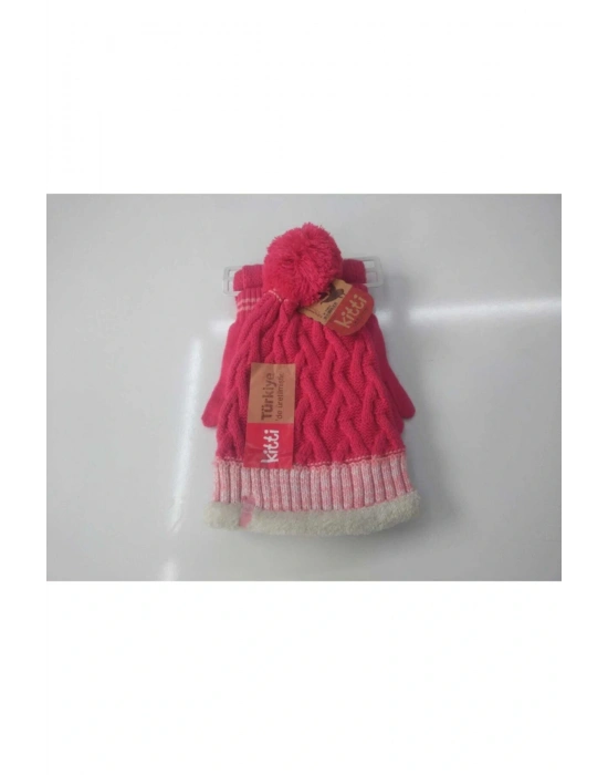 Kız Çocuk Nar Çiçeği Pembe Şapka