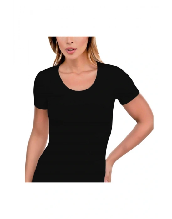 Lalivva İmer Kadın Modal Açık Yaka Kısa Kol Fanila İmer1241