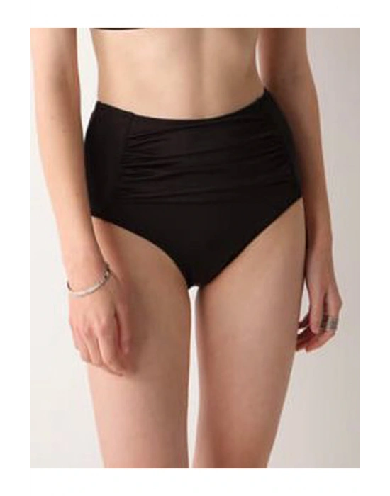 Bardot Yüksek Bel Bikini Tek Alt