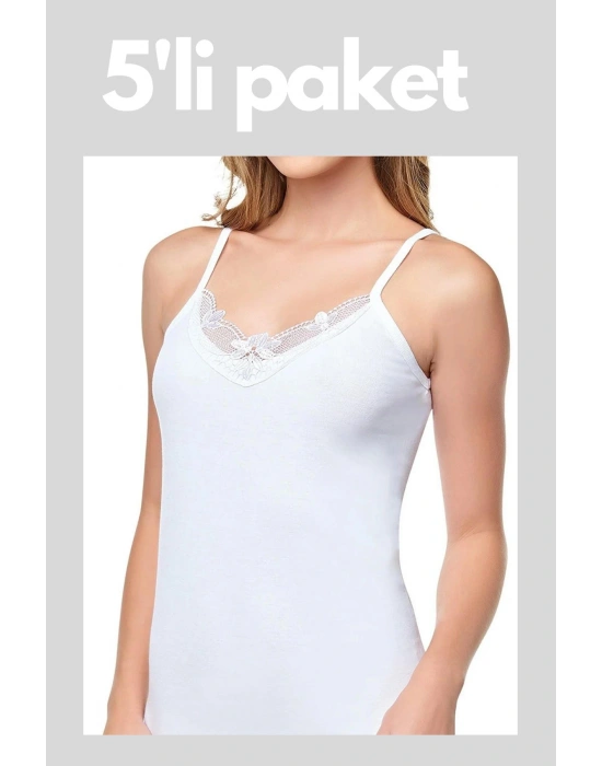 GÜNERİ 5Lİ AVANTAJ PAKET 211 İP ASKILI ATLET