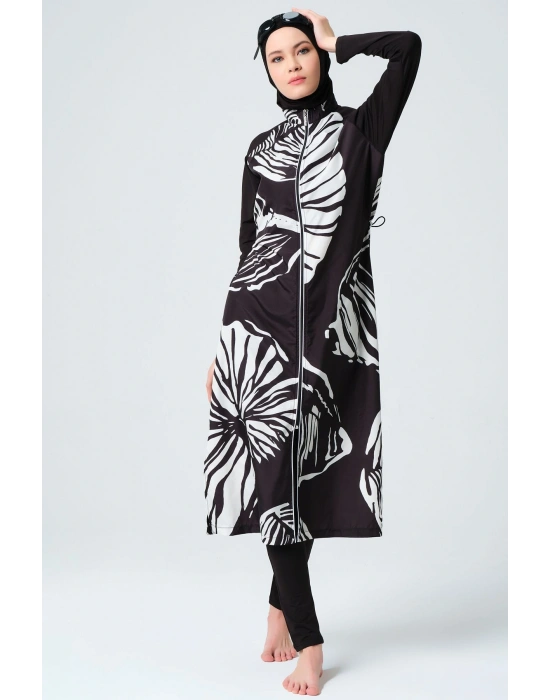 Mercan Uzun Tesettür Mayo