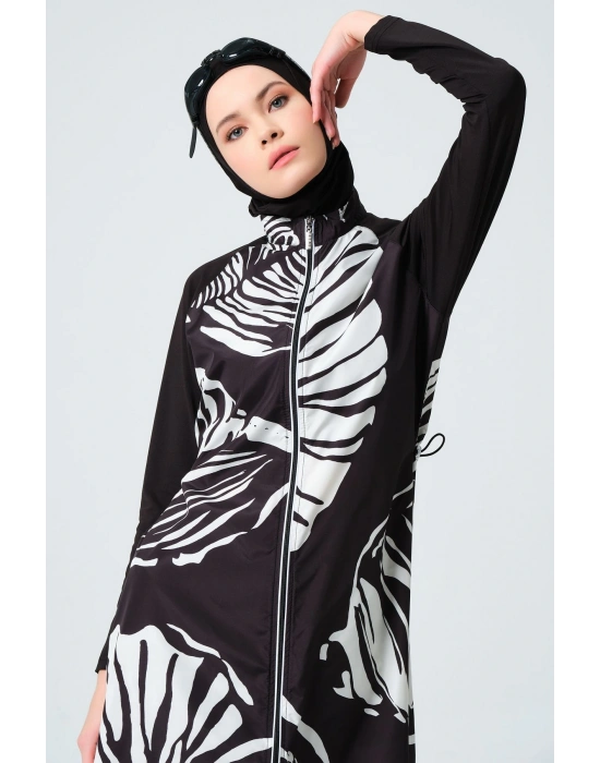 Mercan Uzun Tesettür Mayo