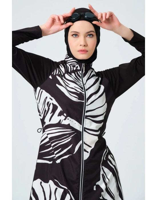 Mercan Uzun Tesettür Mayo