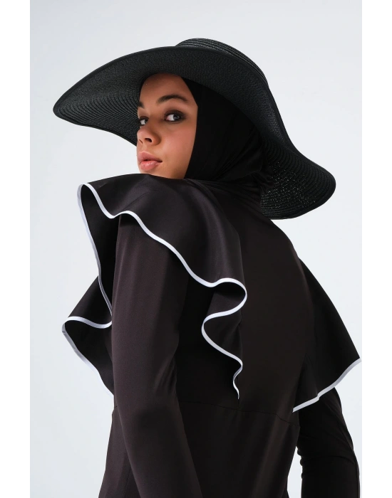 Klas Biye Detaylı Tesettür Mayo