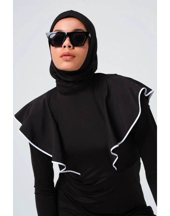 Klas Biye Detaylı Tesettür Mayo