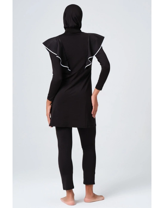 Klas Biye Detaylı Tesettür Mayo