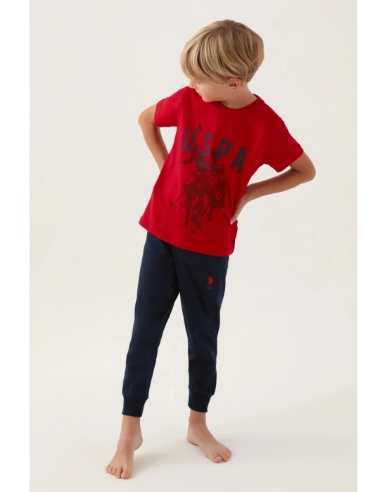 U.S. Polo Assn. Hat Erkek Çocuk Pijama Takımı