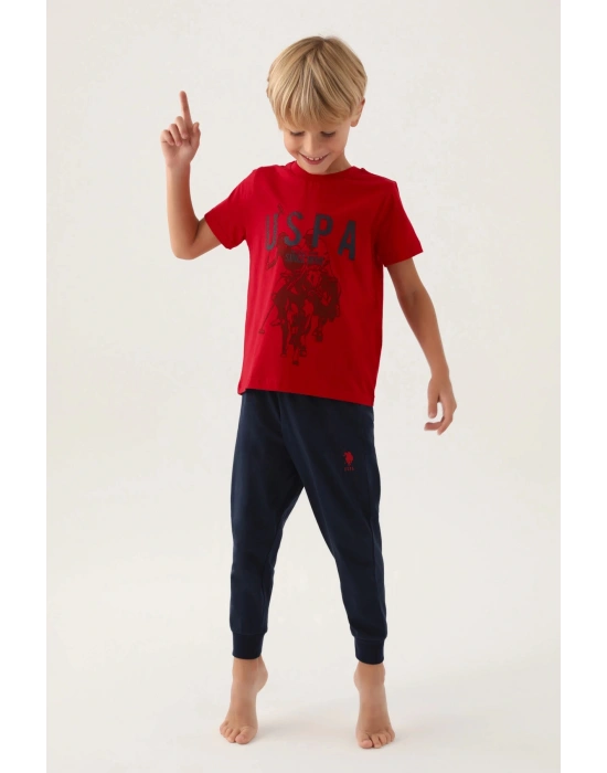 U.S. Polo Assn. Hat Erkek Çocuk Pijama Takımı
