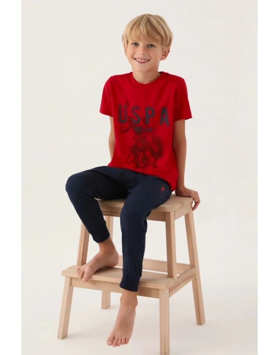 U.S. Polo Assn. Hat Erkek Çocuk Pijama Takımı
